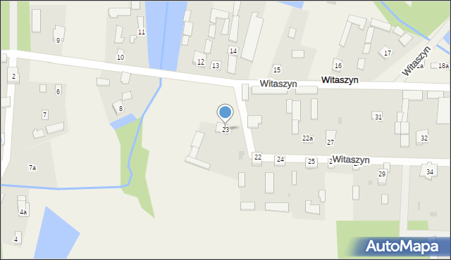 Witaszyn, Witaszyn, 23, mapa Witaszyn