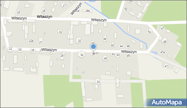 Witaszyn, Witaszyn, 36, mapa Witaszyn