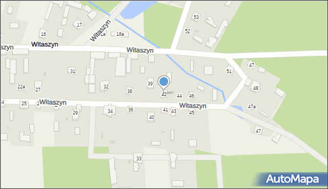 Witaszyn, Witaszyn, 42, mapa Witaszyn