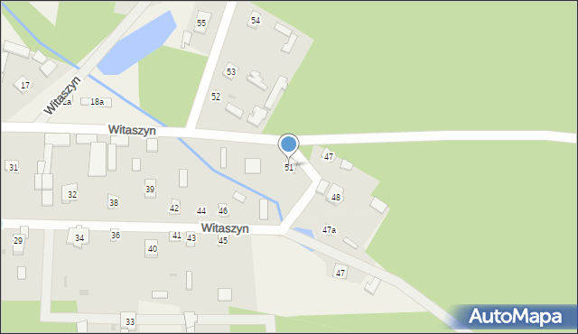 Witaszyn, Witaszyn, 51, mapa Witaszyn