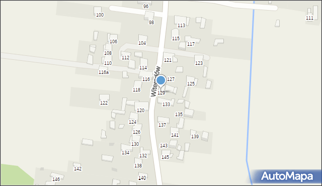 Witeradów, Witeradów, 129, mapa Witeradów