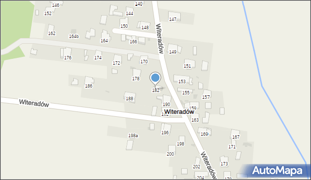 Witeradów, Witeradów, 182, mapa Witeradów