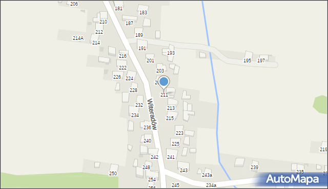 Witeradów, Witeradów, 211, mapa Witeradów