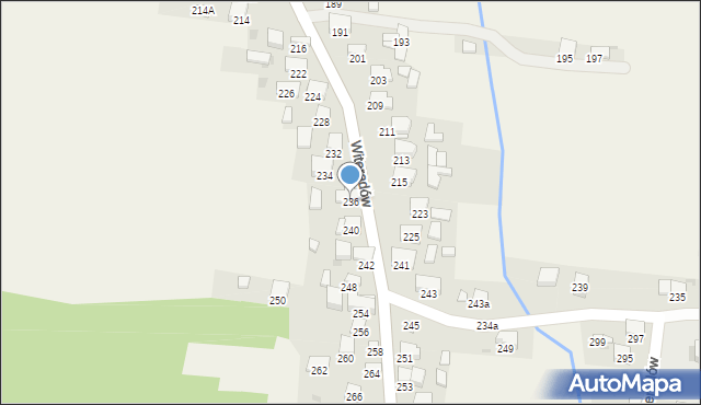 Witeradów, Witeradów, 236, mapa Witeradów