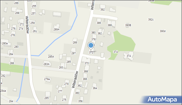 Witeradów, Witeradów, 372, mapa Witeradów