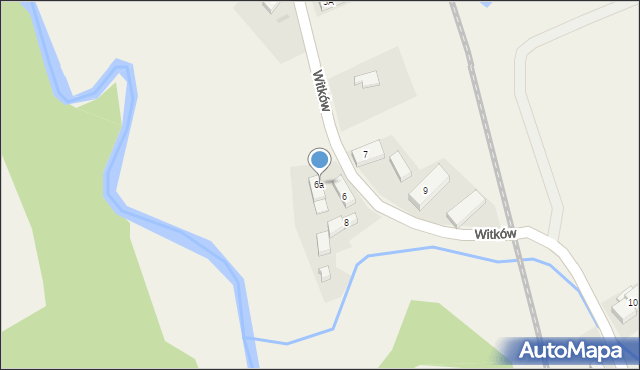 Witków, Witków, 6a, mapa Witków