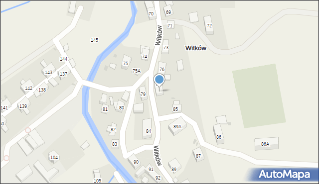 Witków, Witków, 78, mapa Witków