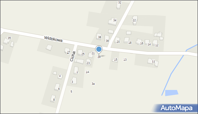 Witkowice, Widokowa, 19, mapa Witkowice