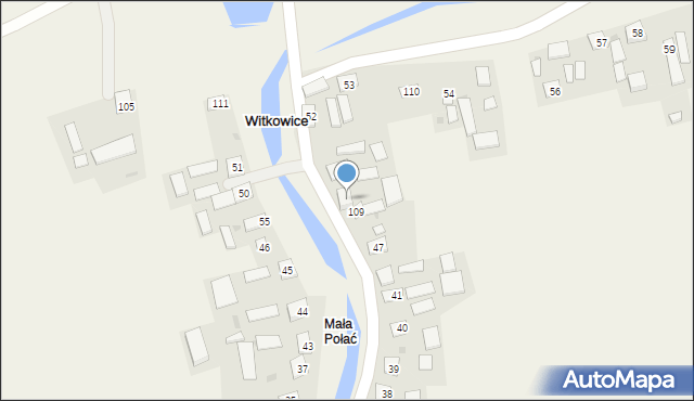 Witkowice, Witkowice, 48, mapa Witkowice