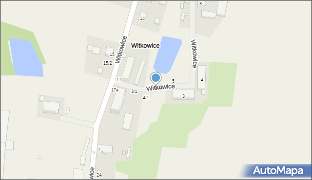 Witkowice, Witkowice, 4/6, mapa Witkowice