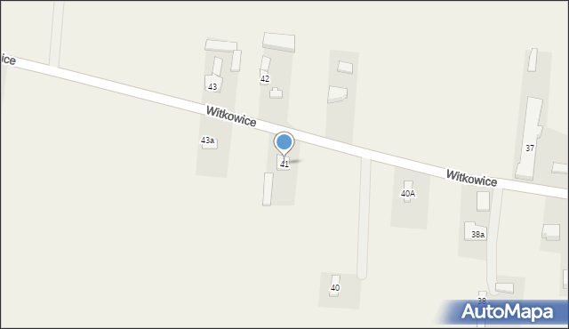 Witkowice, Witkowice, 41, mapa Witkowice