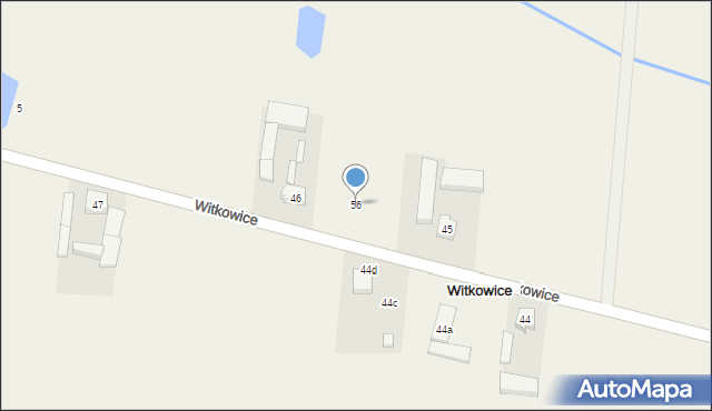 Witkowice, Witkowice, 56, mapa Witkowice