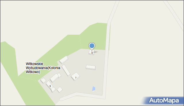 Witkowo, Witkowo, 6, mapa Witkowo