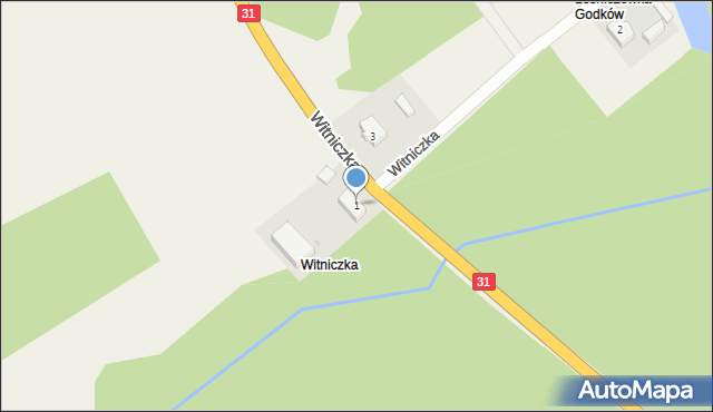 Witniczka, Witniczka, 1, mapa Witniczka