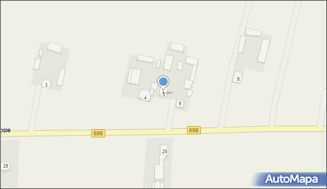 Witoldów, Witoldów, 5, mapa Witoldów