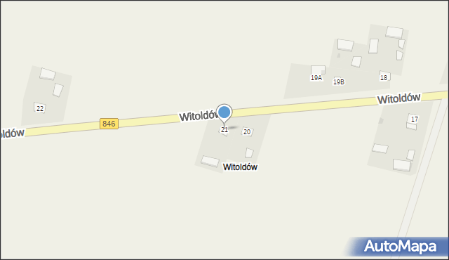 Witoldów, Witoldów, 21, mapa Witoldów