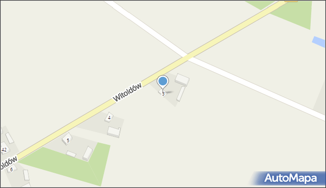 Witoldów, Witoldów, 3, mapa Witoldów