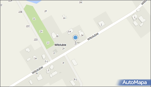 Witolubie, Witolubie, 2c, mapa Witolubie