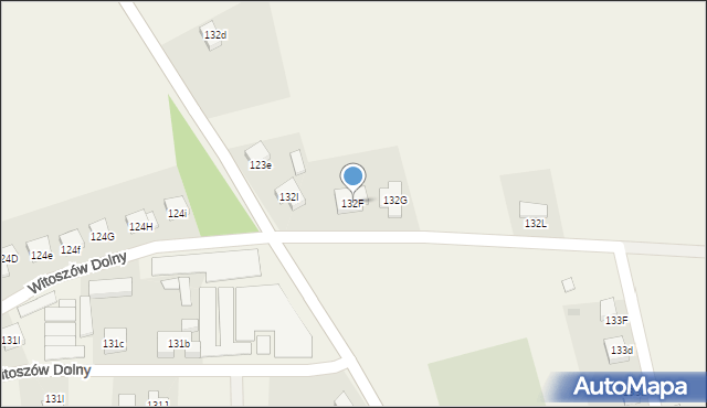 Witoszów Dolny, Witoszów Dolny, 132F, mapa Witoszów Dolny