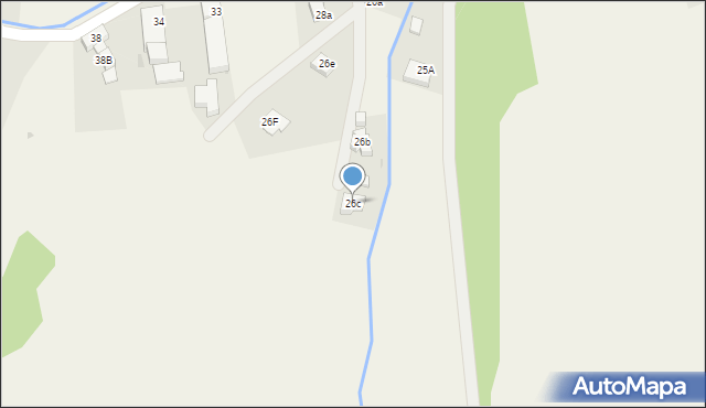 Witoszów Dolny, Witoszów Dolny, 26c, mapa Witoszów Dolny