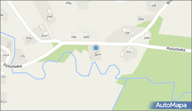 Witów, Witów, 297, mapa Witów