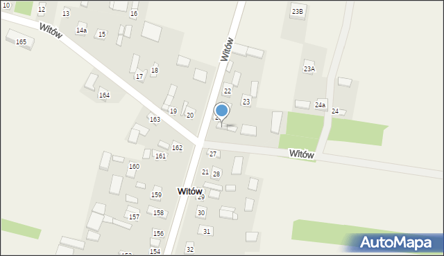 Witów, Witów, 26, mapa Witów