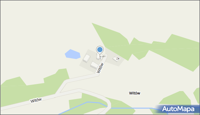 Witów, Witów, 2, mapa Witów