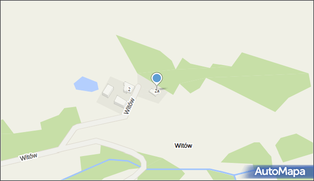 Witów, Witów, 2a, mapa Witów