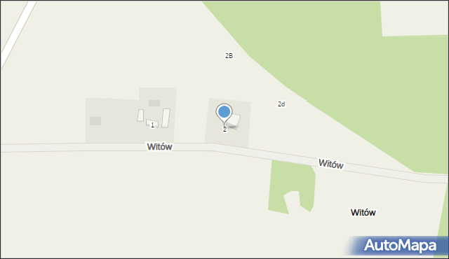 Witów, Witów, 2, mapa Witów