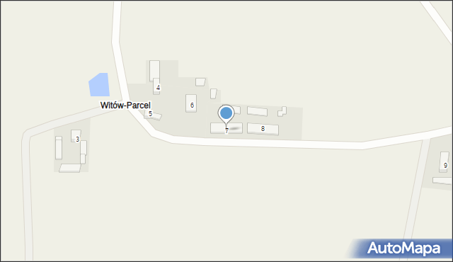 Witów, Witów, 7, mapa Witów