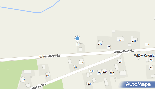 Witów-Kolonia, Witów-Kolonia, 24, mapa Witów-Kolonia