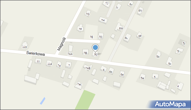 Witów-Kolonia, Witów-Kolonia, 7C, mapa Witów-Kolonia