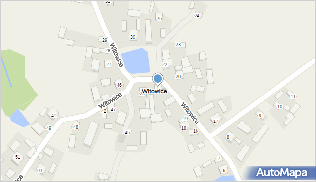 Witowice, Witowice, 21, mapa Witowice