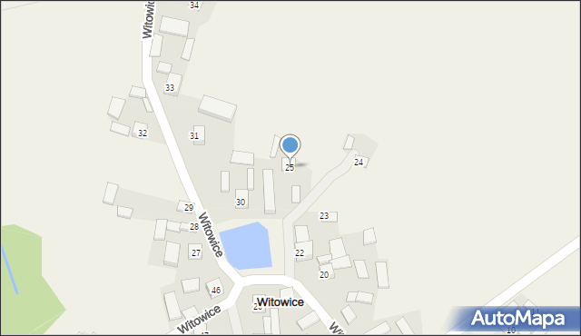 Witowice, Witowice, 25, mapa Witowice