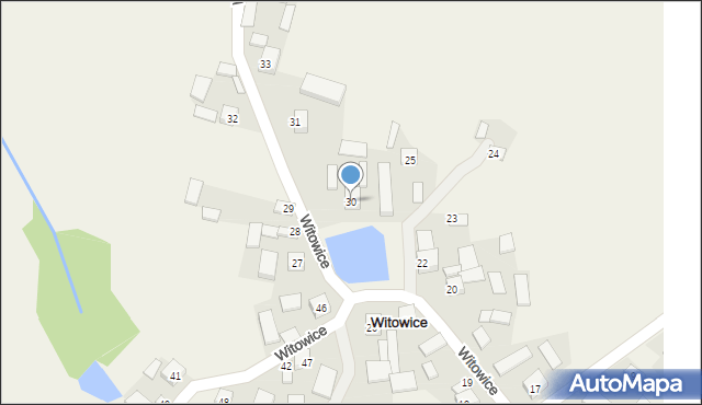 Witowice, Witowice, 30, mapa Witowice