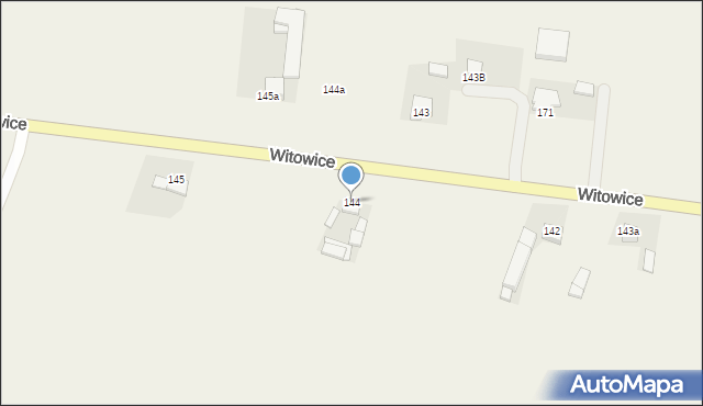 Witowice, Witowice, 144, mapa Witowice