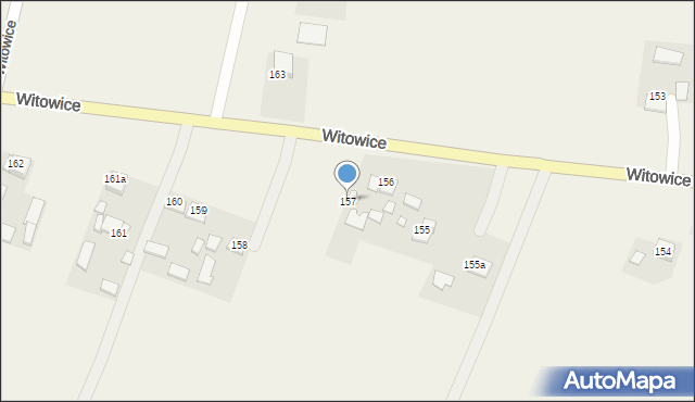 Witowice, Witowice, 157, mapa Witowice