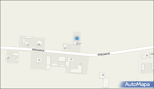 Witowice, Witowice, 23, mapa Witowice