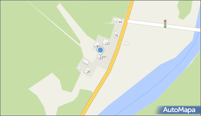 Witowice Dolne, Witowice Dolne, 112, mapa Witowice Dolne