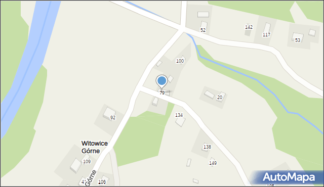 Witowice Górne, Witowice Górne, 79, mapa Witowice Górne