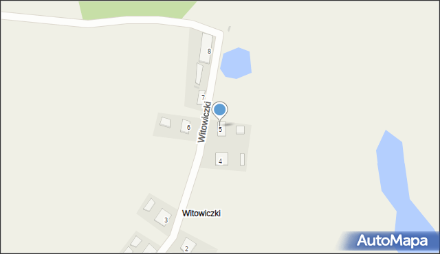 Witowiczki, Witowiczki, 5a, mapa Witowiczki