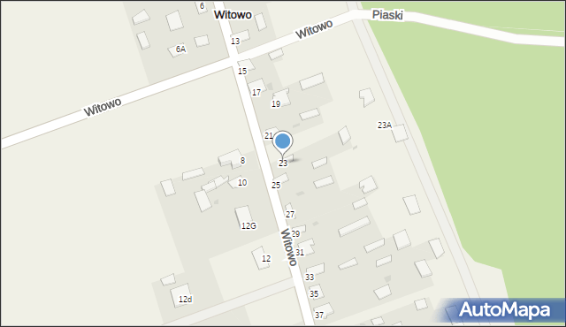Witowo, Witowo, 23, mapa Witowo