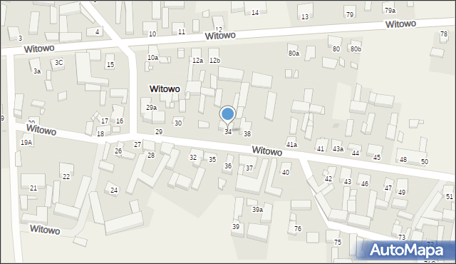 Witowo, Witowo, 34, mapa Witowo