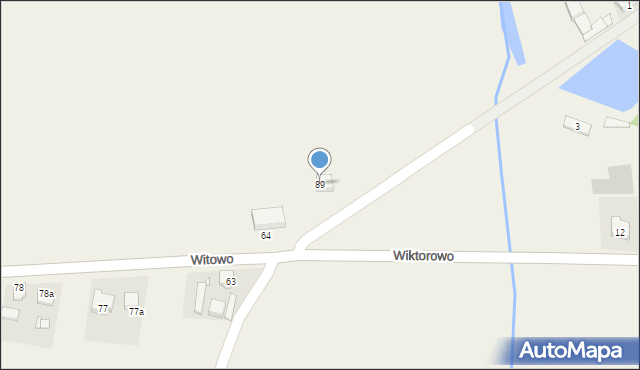 Witowo, Witowo, 89, mapa Witowo