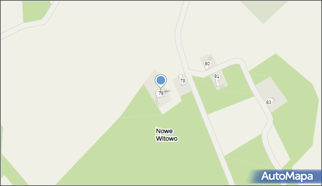 Witowo, Witowo, 78, mapa Witowo