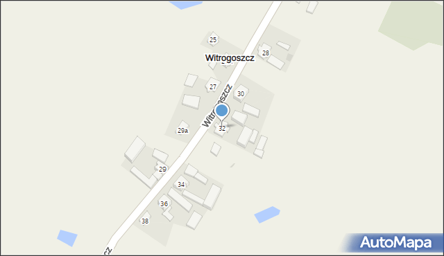 Witrogoszcz, Witrogoszcz, 32, mapa Witrogoszcz