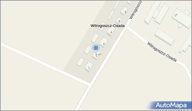 Witrogoszcz-Osada, Witrogoszcz-Osada, 2, mapa Witrogoszcz-Osada