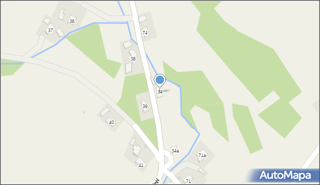 Witryłów, Witryłów, 34, mapa Witryłów