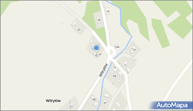 Witryłów, Witryłów, 41, mapa Witryłów