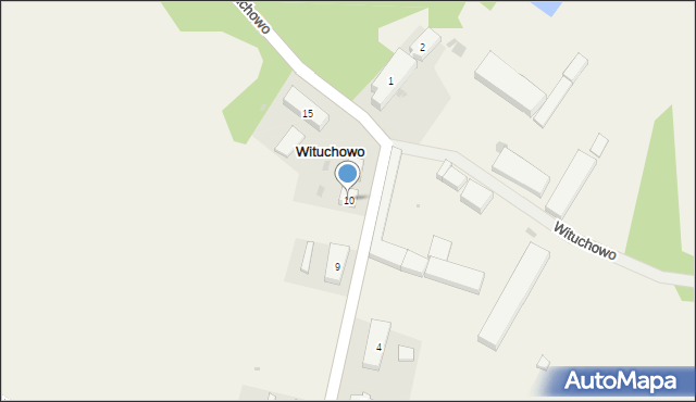 Wituchowo, Wituchowo, 10, mapa Wituchowo